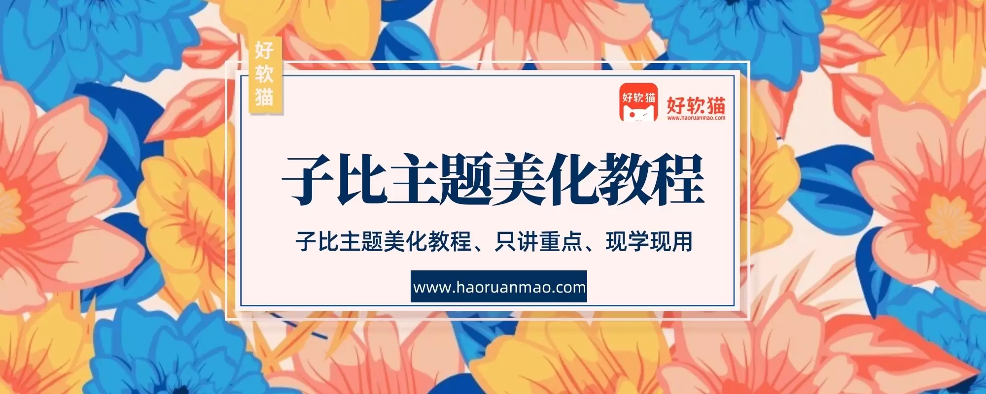 专题 子比主题美化教程-好软猫