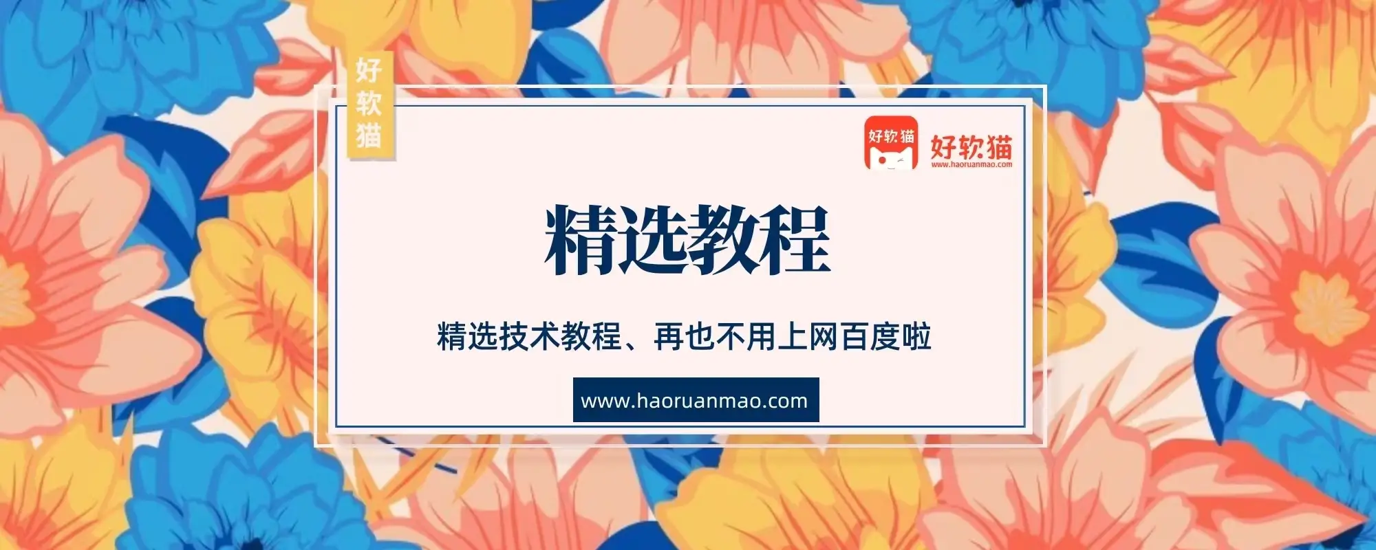 专题  精选教程-好软猫